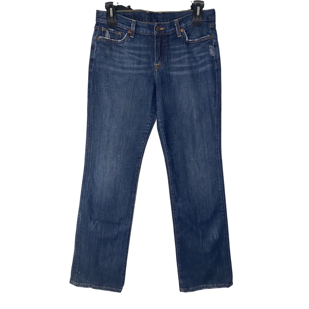 Lucky Brand Dungarees of America Straight Leg Blue Jeans Size 12‎ Y2K Country